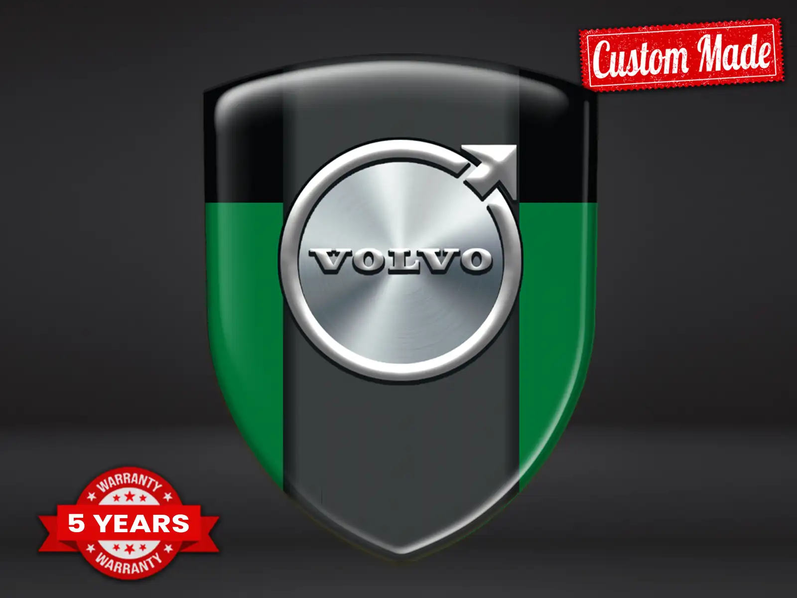 Volvo Emblemas Empresa Coche Alta Calidad Estilo Minimalista